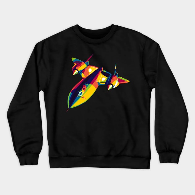 SR-71 Blackbird Crewneck Sweatshirt by wpaprint